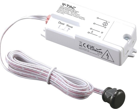 V Tac infrarød bevegelsessensor Hvit 2 i 1 maks 200W LED IP20 innendørs V Tac infrarød bevegelsessensor Hvit 2 i 1 maks 200W LED IP20 innendørs