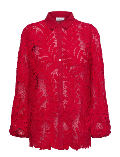 Coster Copenhagen Lace Shirt - Red - 36