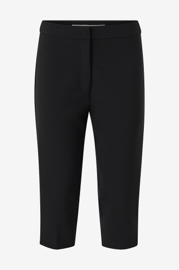 Second Female Bukser Capris Trousers Svart
