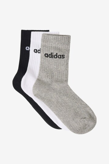 adidas Sport Performance Sokker C Lin Crew 3 pakning Grå adidas Sport Performance Sokker C Lin Crew 3 pakning Grå