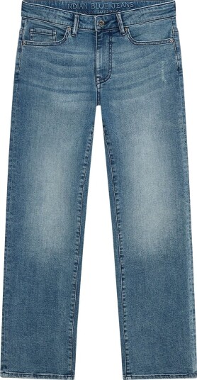 Indian Blue Jeans Jeans Vid Loose Passform Medium+ Denim Indian Blue Jeans 8 år (128) Jeans Blå Lyseblå