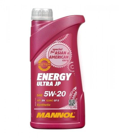 Motorolje MANNOL ENERGY ULTRA JP 5W20 1L