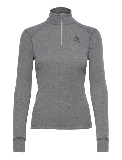 Odlo Odlo Active Warm Bl Top Turtle Neck L/S Half Zip - Grey - S Odlo Odlo Active Warm Bl Top Turtle Neck L/S Half Zip - Grey - S