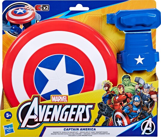 Avengers Captain America Magnetic Shield and Gaunlet B9944