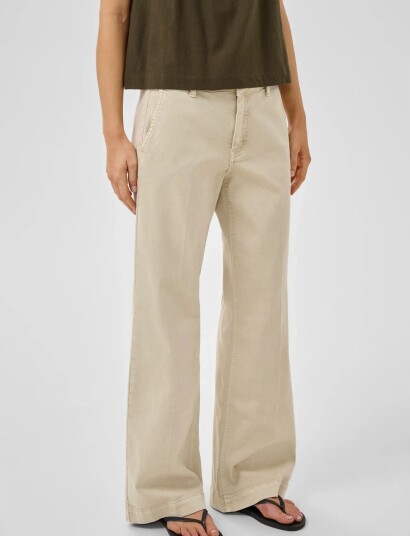 My Essential Wardrobe Pant Wide Mwlara 149 - Beige - 38 x 32