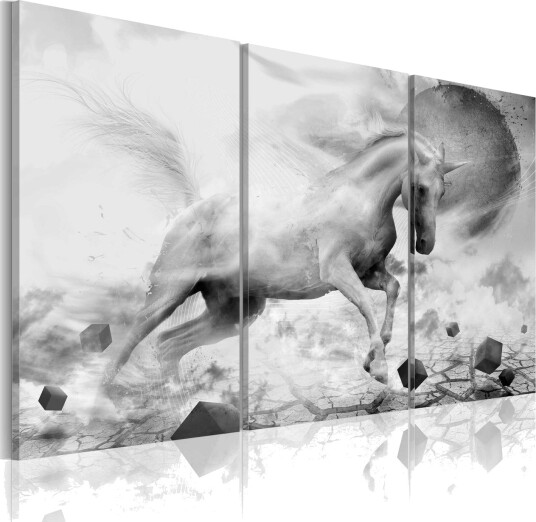 Bilde A unicorn on the edge of the world 90x60 Artgeist sp. z o. o.