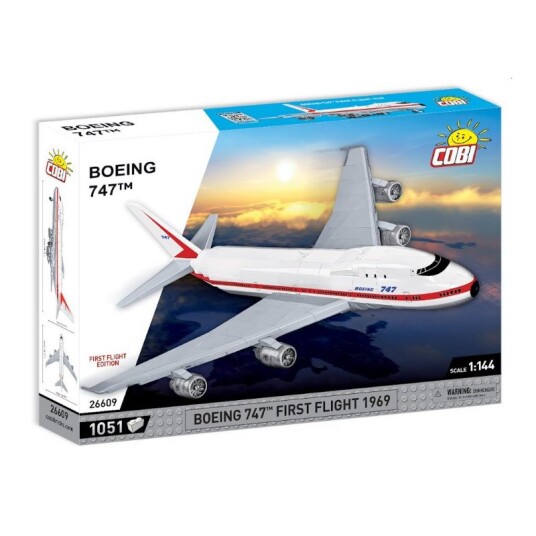 Cobi Boeing Byggesett 1051 Deler Boeing 747 First Flight 1969
