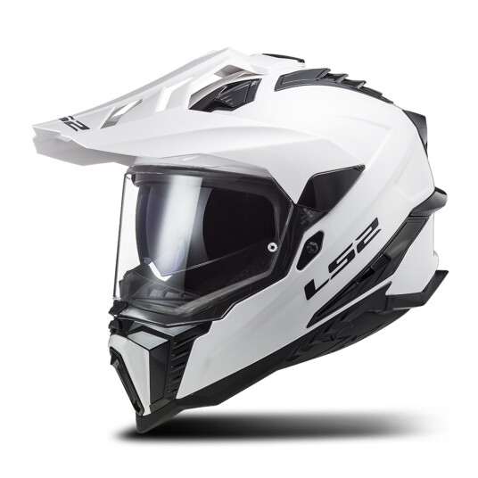 LS2 Adventurehjelm MX701 EXPLORER Solid-Hvit LS2 Adventurehjelm MX701 EXPLORER Solid-Hvit