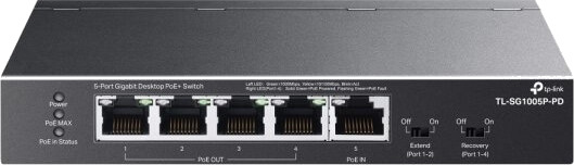 Tp-Link Tl-Sg1005p-Pd, Gigabit Ethernet (10/100/1000), Strøm Over Ethernet (Poe), Kan Monteres På Vegg Tp-Link Tl-Sg1005p-Pd, Gigabit Ethernet (10/100/1000), Strøm Over Ethernet (Poe), Kan Monteres På Vegg