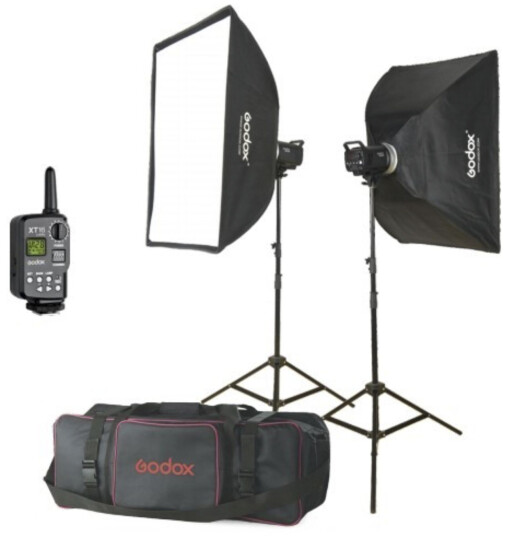 Godox MS200 F Studioblitspakke 2x200Ws Godox MS200 F Studioblitspakke 2x200Ws