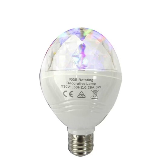 Edm LED-lampe 3 W E27 8 x 13 cm