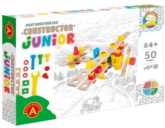 Junior Træ Konstruktionsbyggesæt Fly Junior Træ Konstruktionsbyggesæt Fly