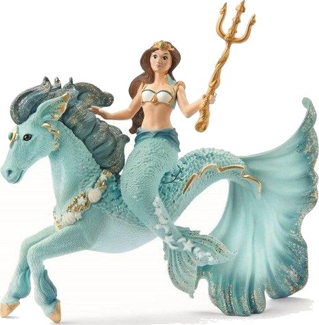 Schleich Bayala Mermaid Eyela on underwater horse
