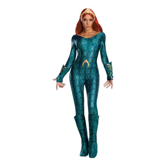 DC Comics Aquaman Mera Deluxe Karnevalskostyme DC Comics Aquaman Mera Deluxe Karnevalskostyme