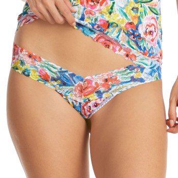 Hanky Panky Truser Marianne Low Rise Thong Bl?/R?d nylon One Size Dame Hanky Panky Truser Marianne Low Rise Thong Bl?/R?d nylon One Size Dame