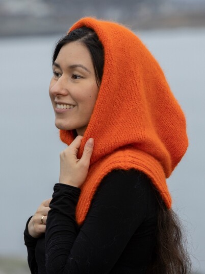 Viking Garn 2310 07A Hood Hette Orange