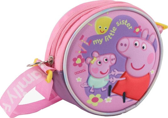 Peppa Gris 3D Skulderveske Rosa Peppa Gris 3D Skulderveske Rosa