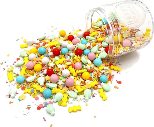 Happy Sprinkles Strøsselmiks Birthday Parade 90g | Slikkepott.No Happy Sprinkles Strøsselmiks Birthday Parade 90g | Slikkepott.No
