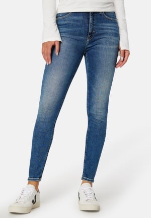 Calvin Klein Jeans High Rise Super Skinny Ankle 1A4 Denim Medium 28 Calvin Klein Jeans High Rise Super Skinny Ankle 1A4 Denim Medium 28