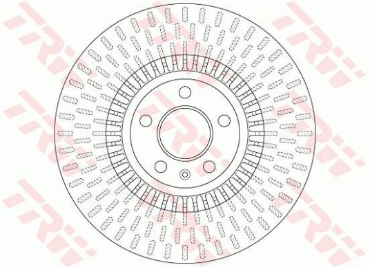 Bremseskive TRW DF6216