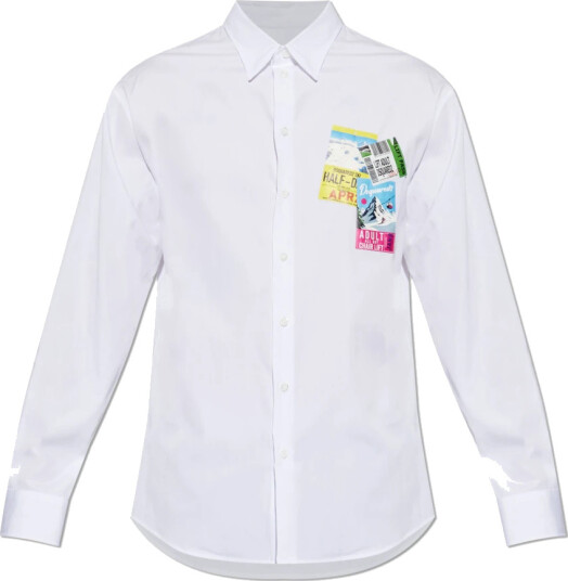 Dsquared2 Herre Skjorter Hvit S, Dsquared2 Herre Skjorter Hvit S,