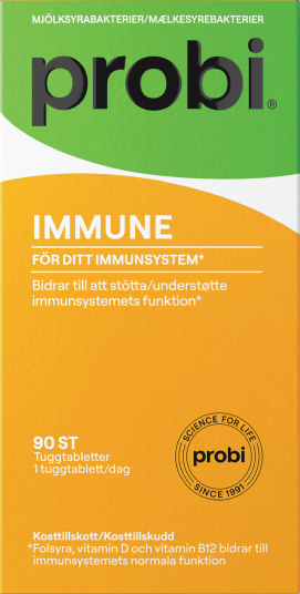Probi Immune 90 tyggetabletter 90 stk. Probi Immune 90 tyggetabletter 90 stk.