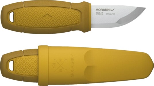 Morakniv Eldris Jaktkniv i Rustfritt Stål, Gul, 59mm