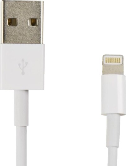 Usb-Kabel Partner Tele.Com Usb-A Til Lightning 1 M Hvit
