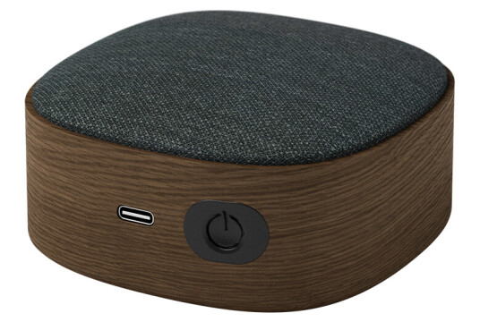 SACKit Go Wood Bærbar Bluetooth-høyttaler Røkt Eik
