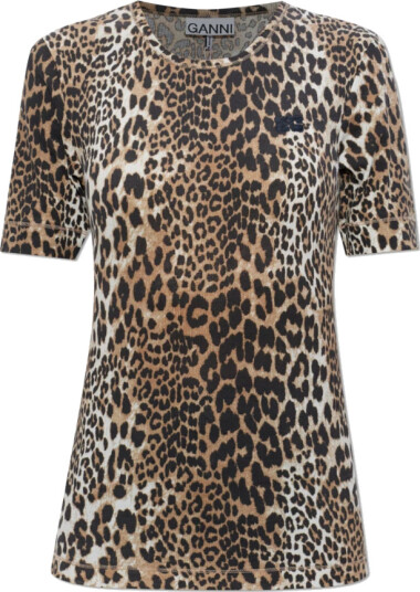 Ganni Dame Topper Beige XS,