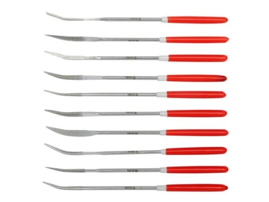 Yato Diamond Nålefiler 10 Stk 3x140 mm