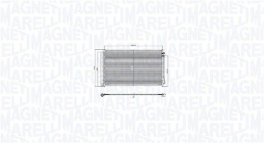 Kondensator MAGNETI MARELLI 350203105400 Kondensator MAGNETI MARELLI 350203105400