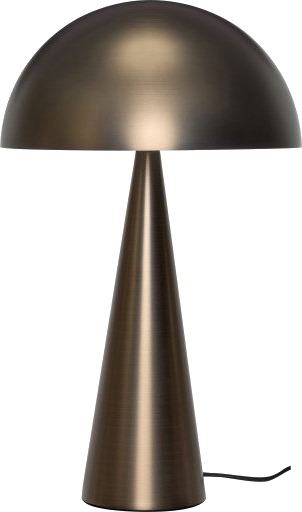 Hübsch Mush bordlampe brent messing 50 cm