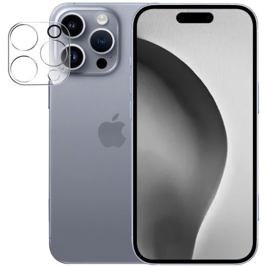 iPhone 16 Pro Kameralinsebeskyttelse – 9H Herdet Glass