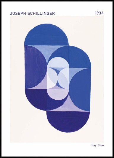 Key Blue Joseph Schillinger Plakat Plakat / 70x100cm