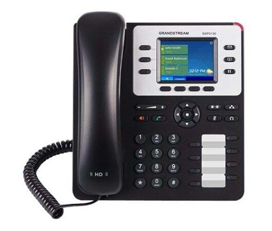 Grandstream GXP2130 VoIP-Telefon (SIP) mit 3 Leitu Grandstream GXP2130 VoIP-Telefon (SIP) mit 3 Leitu