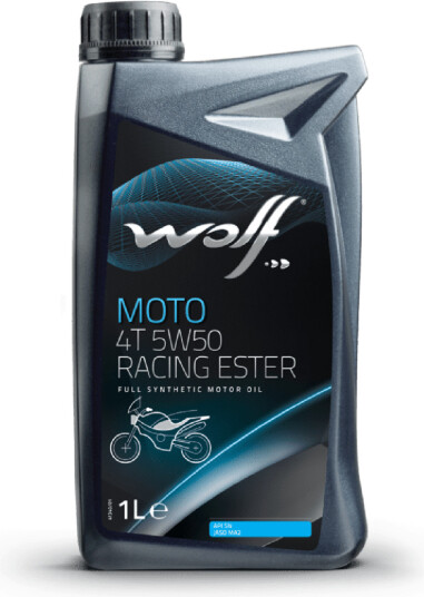 Motorsykkel motorolje WOLF Moto Racing Ester 4T 5W50 1L