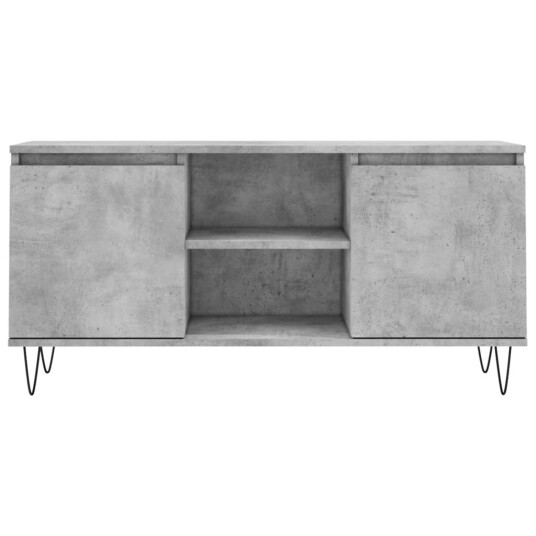 vidaXL TV-benk betonggrå 104x35x50 cm konstruert tre 8720845906672 vidaXL TV-benk betonggrå 104x35x50 cm konstruert tre 8720845906672