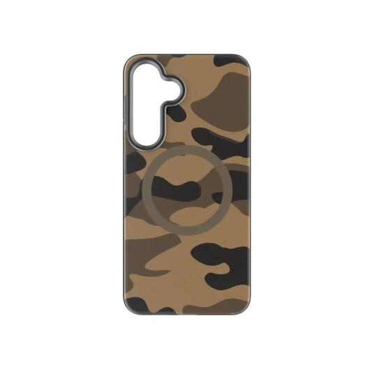 Forcell F Protect Levels Dual Layer 4D Deksel til Samsung Galaxy S25 Plus MagSafe kompatibel Desert Camo Forcell F Protect Levels Dual Layer 4D Deksel til Samsung Galaxy S25 Plus MagSafe kompatibel Desert Camo