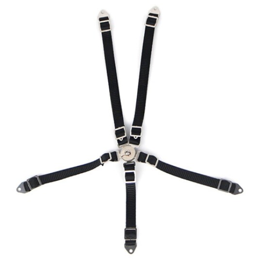 Yeah Racing Scale Accessory Safety Belt Black