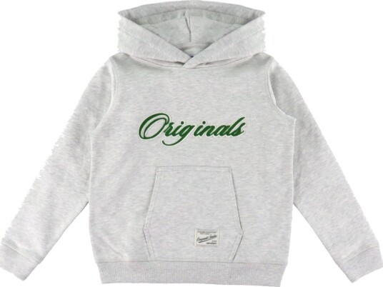 Jack & Jones Hettegenser JorNantucket Bright White/Melange Jack & Jones 8 år 128 Hettegenser Grå