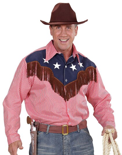 Rodeo Cowboy Kostymeskjorte Rodeo Cowboy Kostymeskjorte