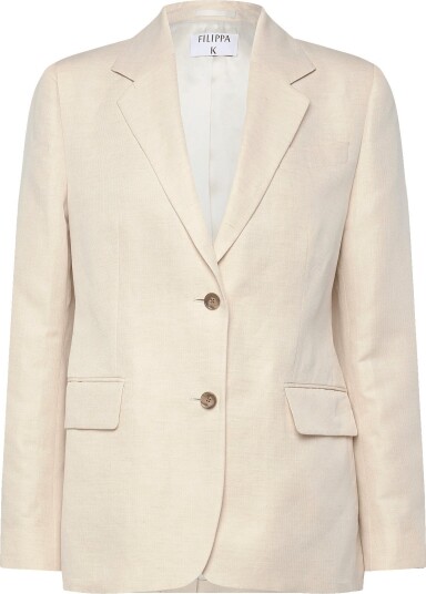 Filippa K Delilah Linen Blazer Cream 42
