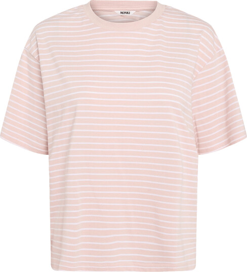 Monki Boxy Cotton T Shirt Pink XXS