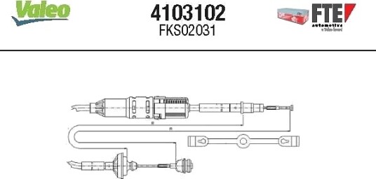 Clutchkabel FTE 4103102