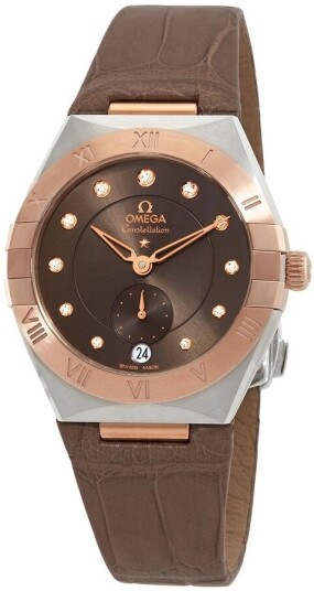 Omega Dameklokke 131.23.34.20.63.001 Constellation Co Axial 34Mm