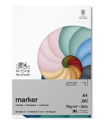 SmartMax Bleedproof paper pad A4 75g 50 pages SmartMax Bleedproof paper pad A4 75g 50 pages