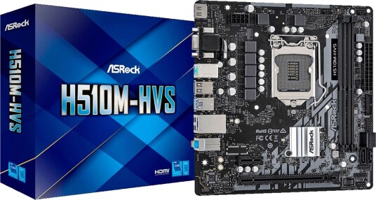ASRock H510M HVS Intel LGA1200 DDR4 Micro ATX ASRock H510M HVS Intel LGA1200 DDR4 Micro ATX