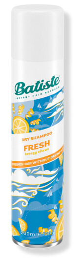 Batiste Fresh Breezy Citrus Tørrsjampo 200ml – Forfriskende for Alle Hårtyper