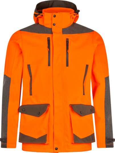 Seeland Men's Venture Rover Jacket 52 , Pine Green/Hi-Vis Orange